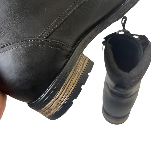 Taos CutieWomen’s Black Leather Hiking Gorpcore Size 8.5 - Picture 6 of 12